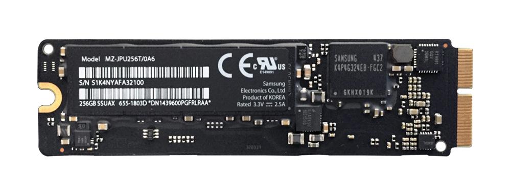 MZ-JPU256T/0A6 Samsung 256GB MLC PCI Express 3.0 x4 SSUAX Internal Solid State Drive (SSD) for MacBook