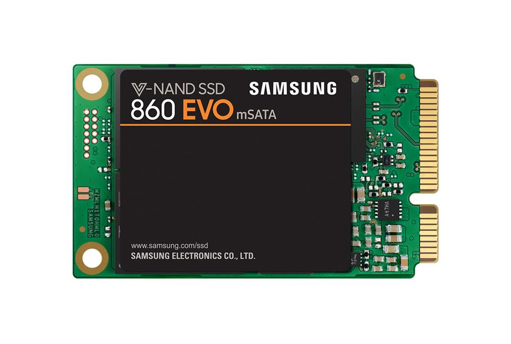 MZ-M6E1T0 Samsung 860 EVO Series 1TB MLC SATA 6Gbps (AES-256 / TCG Opal 2.0) mSATA SSD
