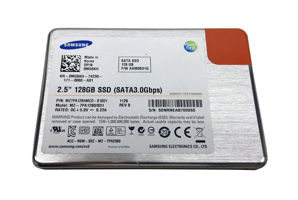 MZ7PA128HMCD-010D1 Samsung PM810 Series 128GB MLC SATA 3Gbps 2.5" SSD