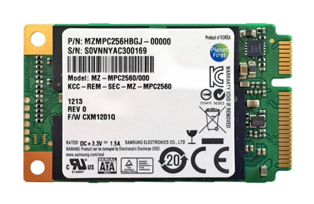 MZMPC256HBGJ Samsung PM830 Series 256GB MLC SATA 6Gbps mSATA SSD