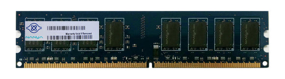 NT512T64U88A1BY-3C Nanya 512MB PC2-5300 DDR2-667MHz non-ECC Unbuffered CL5 240-Pin