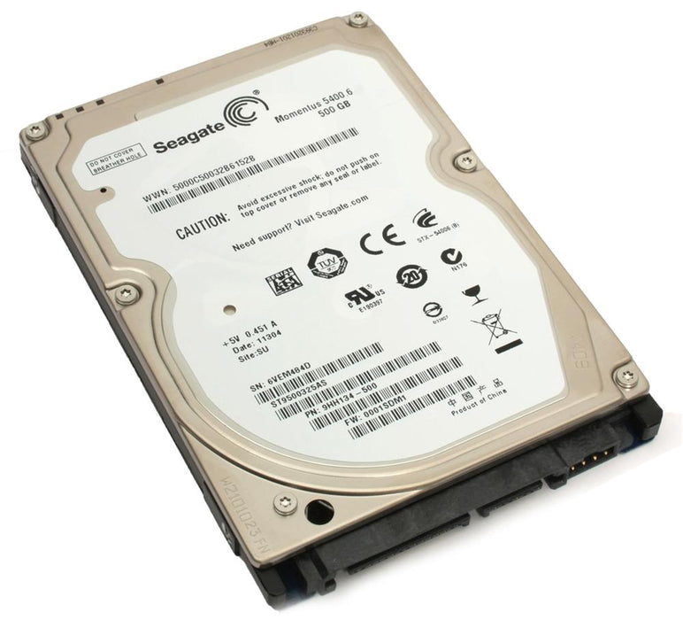 ST9500325AS Seagate Momentus 5400.6 500GB 5400RPM SATA 3Gbps 8MB Cache 2.5" HDD