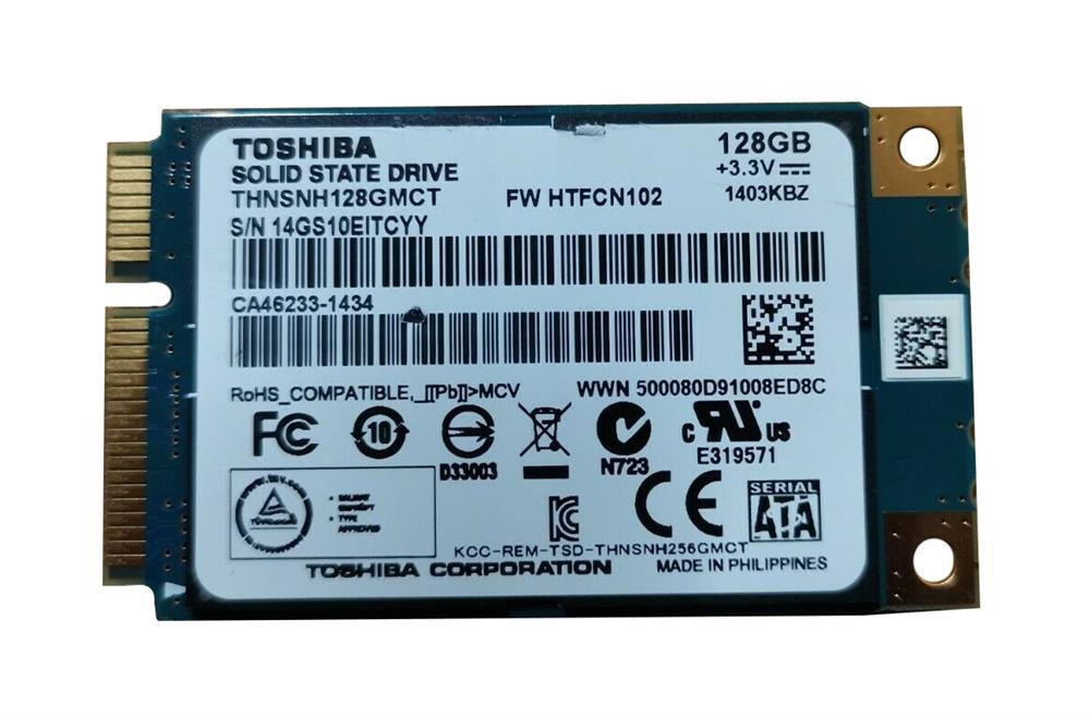 THNSNH128GMCT Toshiba HG5d Series 128GB MLC SATA 6Gbps mSATA SSD