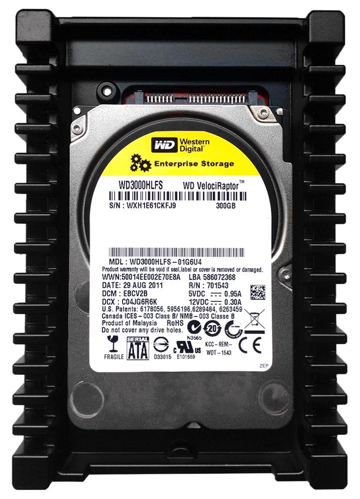 WD3000HLFS Western Digital VelociRaptor 300GB 10000RPM SATA 3Gbps 16MB ...