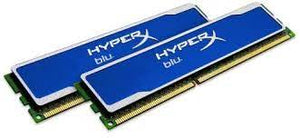 KHX1600C9D3B1K2/8GX Kingston HyperX Blu HS 8GB Kit (2 X 4GB) 1600MHz DDR3 non-ECC CL9 240-Pin