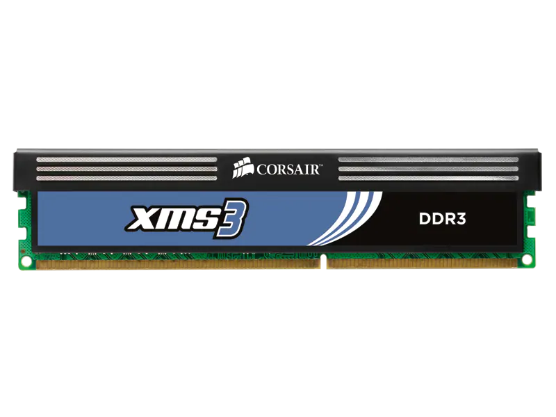 CMX8GX3M2A1600C9 Corsair Dominator XMS3 4GB PC3-12800 DDR3-1600MHz non-ECC Unbuffered 240-Pin CL9-9-9-27 DIMM