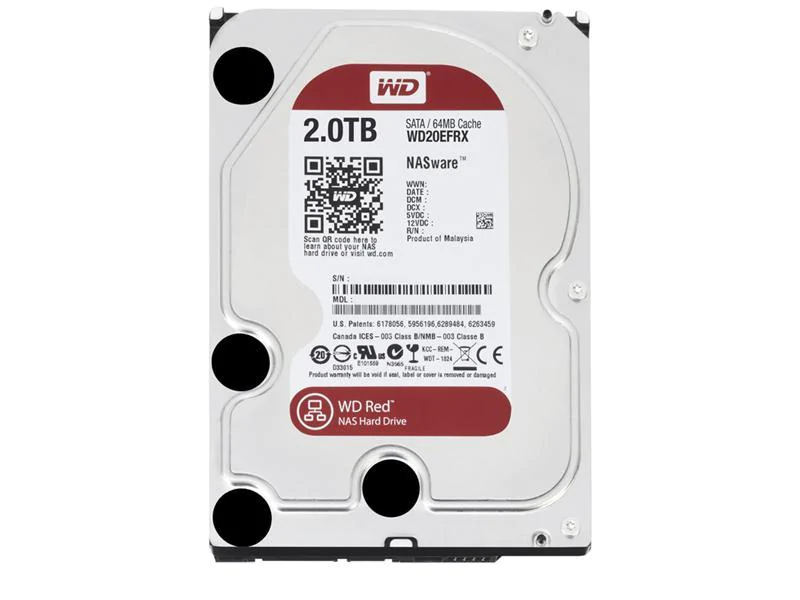 WD Red 2TB 3.5" NAS HDD - WD20EFRX