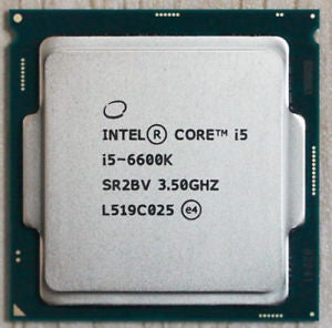 Intel Core i5-6600K 3.5GHz Processor - Socket 1151 - Rebuild IT